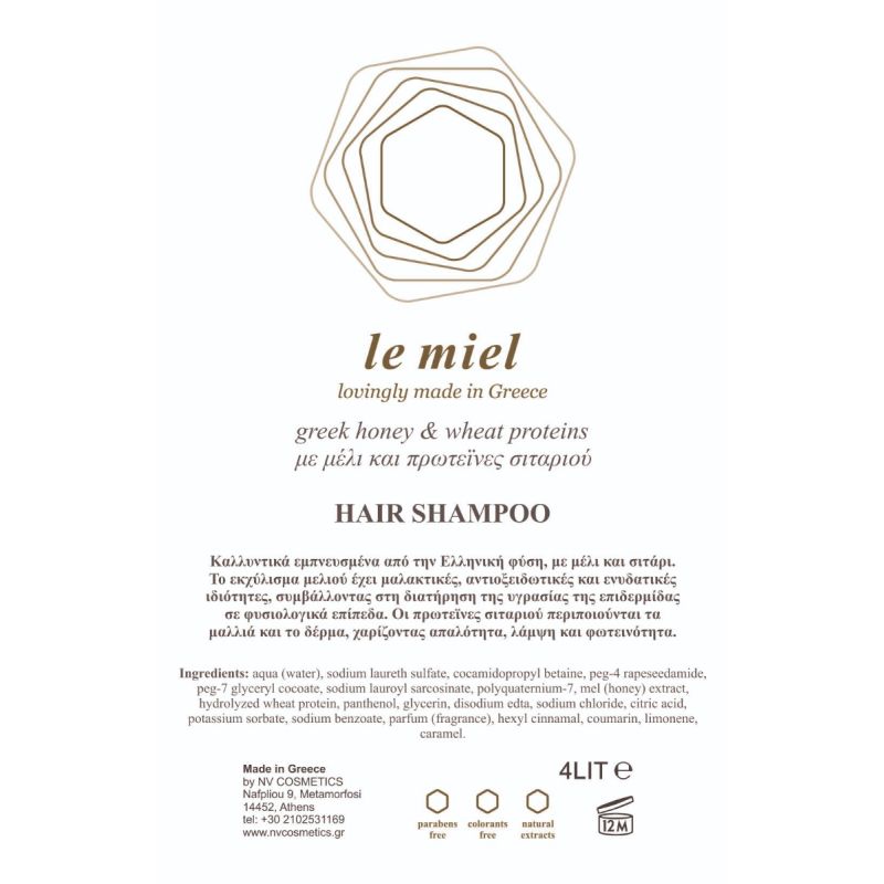 LE MIEL SHAMPOO 4000ml